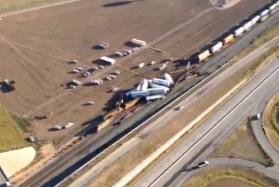 3 Trains Collide Near Highland Park School Just Outside Amarillo Injuring 4 [VIDEO]