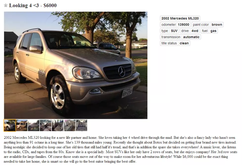 Amarillo Mercedes Craigslist Ad Is So Quirky You’ll Want To Drive ‘Her’ Home
