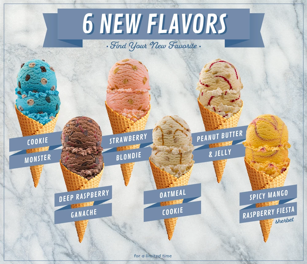 ice cream flavors