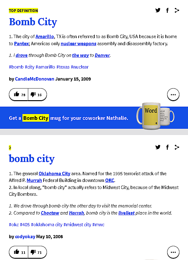 You've Got To See These Urban Dictionary Definitions For Amarillo
