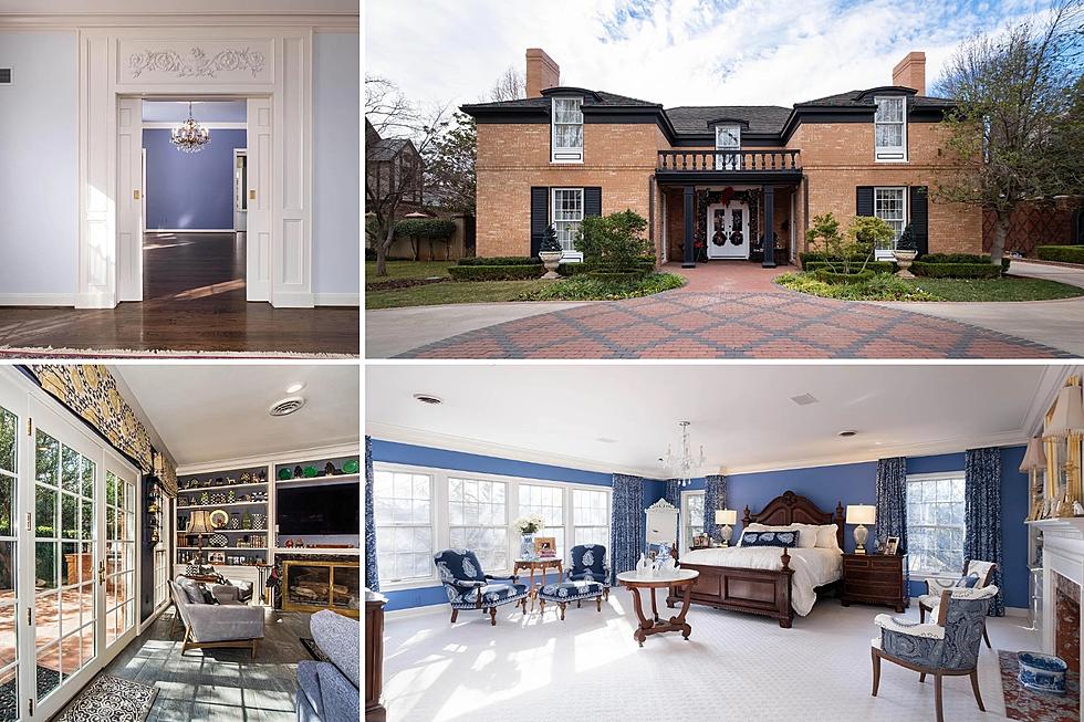 $1.5M Majestic Manor For Sale in Wolflin is Marvelous in Royal Blue