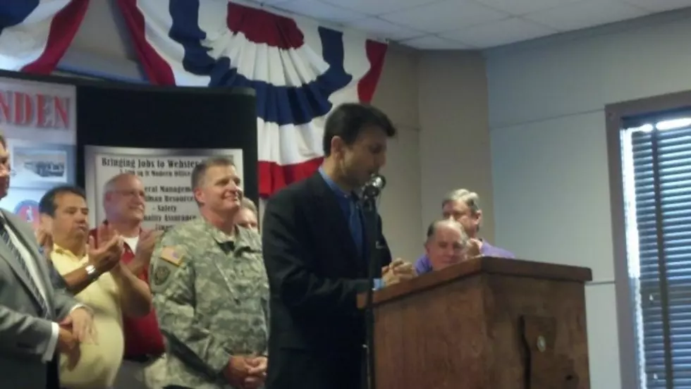 Gov. Bobby Jindal in Minden Today: New Jobs Coming