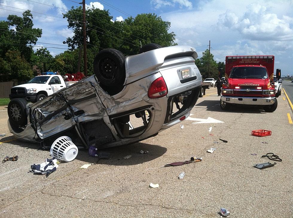 Bossier Wreck Injures One and Snarls Traffic