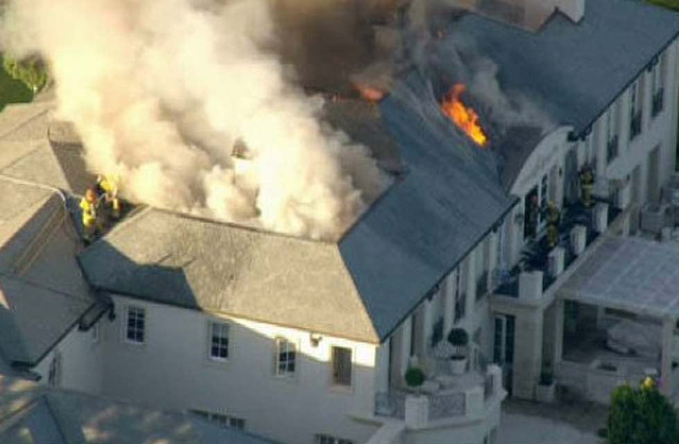 Holy Smokes! ‘Real Housewives of Beverly Hills’ Mansion Goes Up in Flames