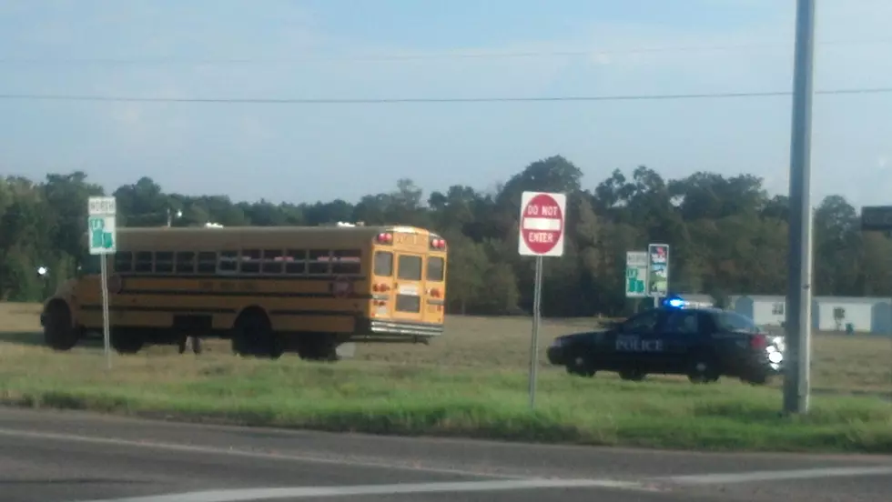 Caddo School Bus #438 in Wreck in Blanchard
