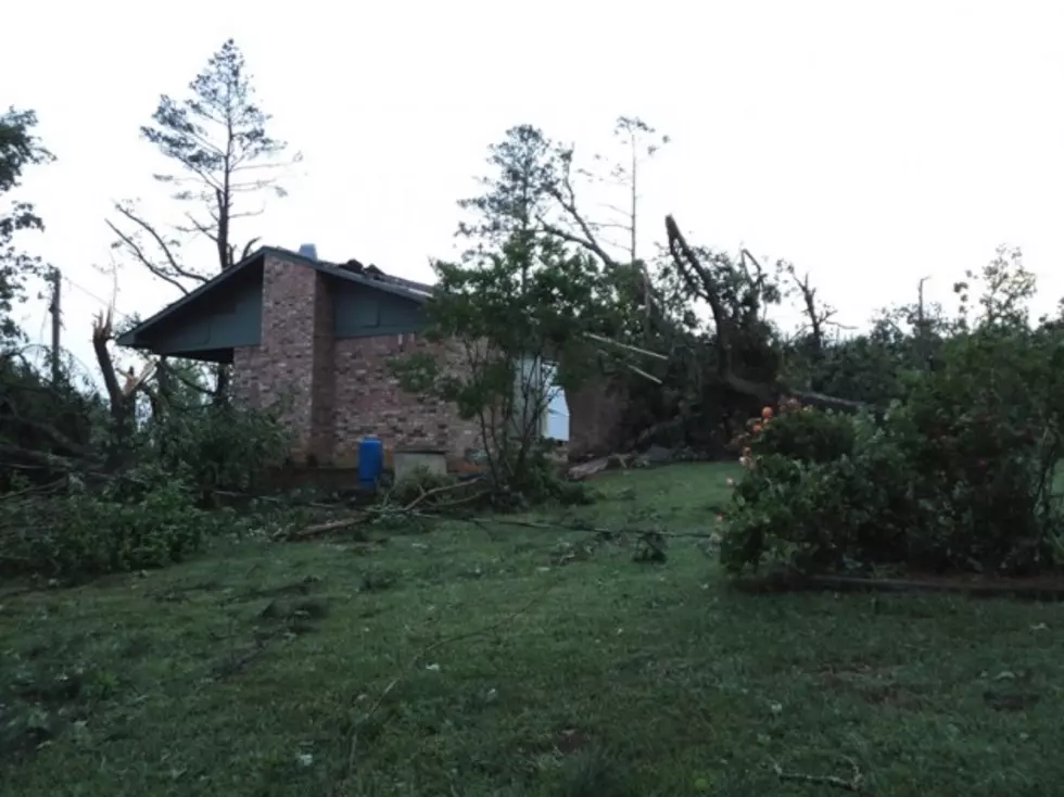 A Look at Damage from This Morning&#8217;s Tornado Near Plain Dealing