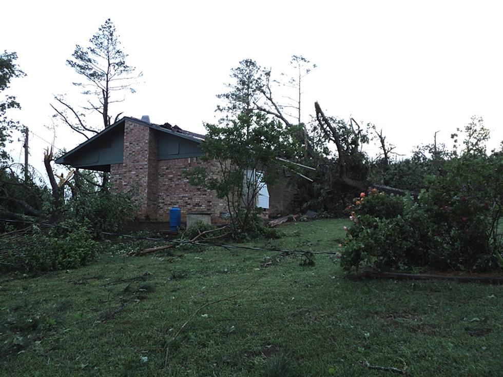 A Look at Damage from This Morning’s Tornado Near Plain Dealing