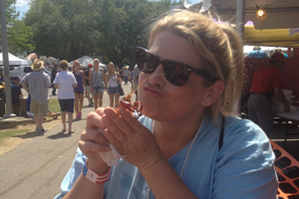 KEEL’s Erin McCarty At the Breaux Bridge Crawfish Festival (Photos)