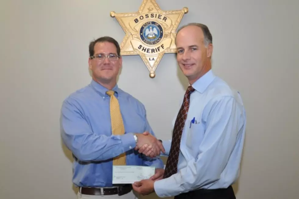 Bossier Sheriff&#8217;s Office Gets Check from District Attorney