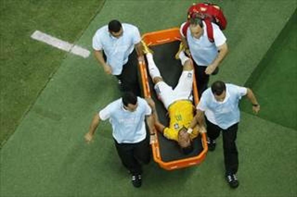 Brazil&#8217;s Neymar Out for Rest of World Cup with Broken Back