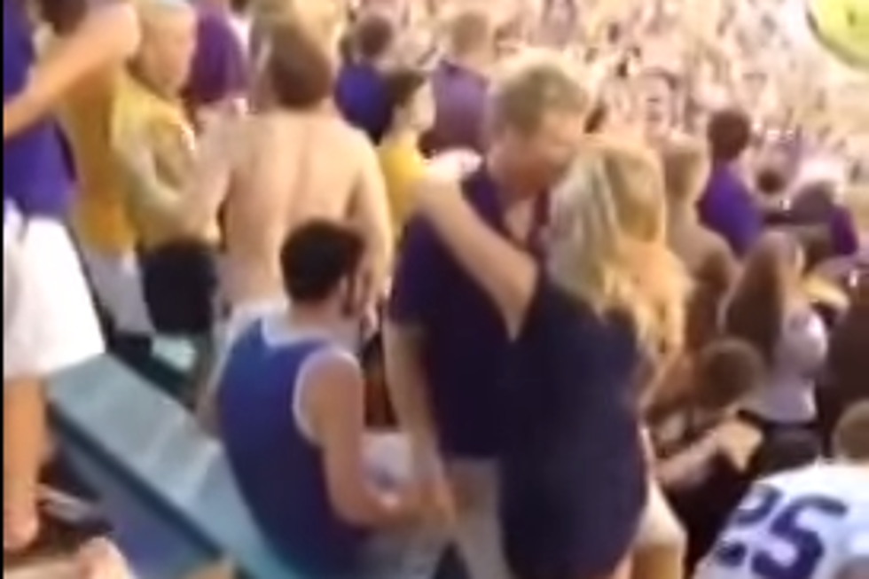 Couple Falls While Making Out At Saturday&#8217;s LSU Game (Video)