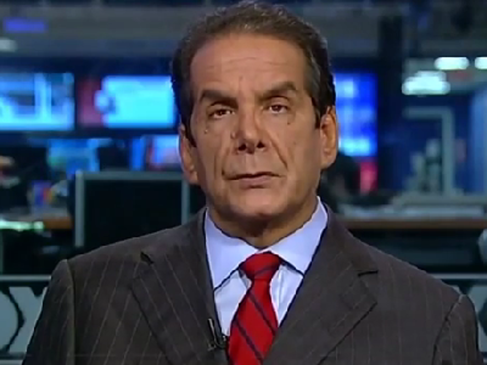 Fox&#8217;s Krauthammer Rips Obamacare Author For Calling Americans Stupid: &#8216;The True Voice of Liberal Arrogance&#8217; (Video)