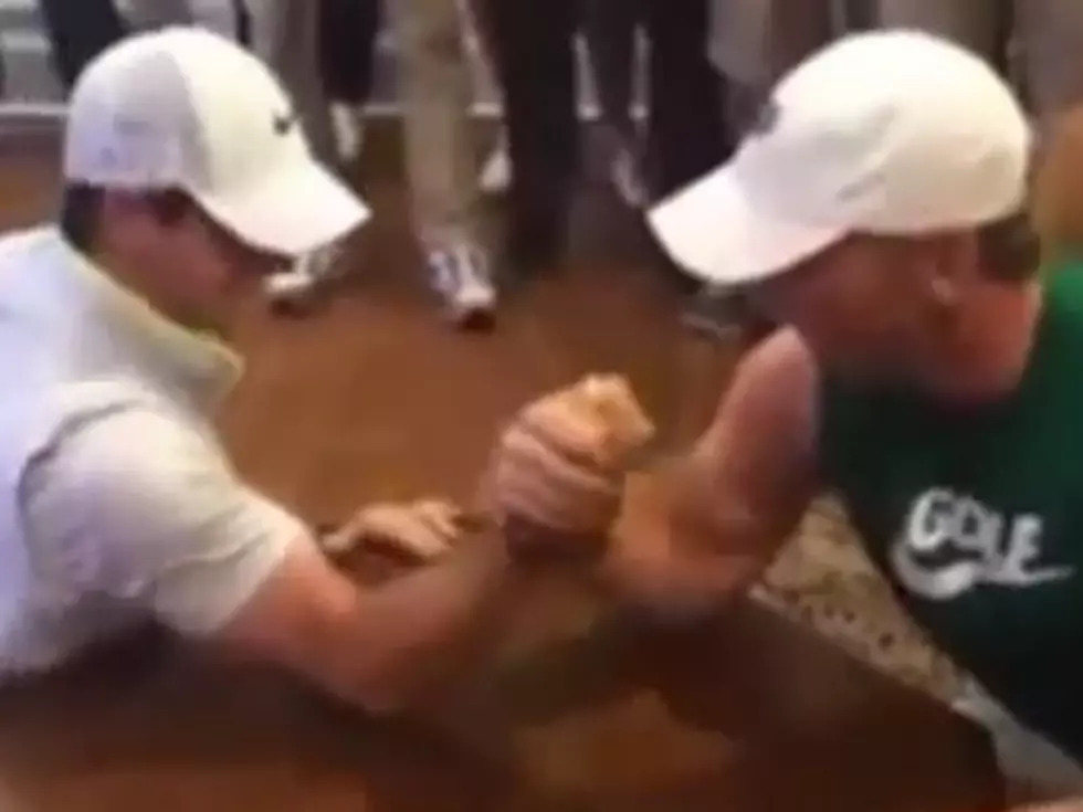 No. 1 Golfer Rory McIlroy Loses To A Teenager…In Arm Wrestling [VIDEO]