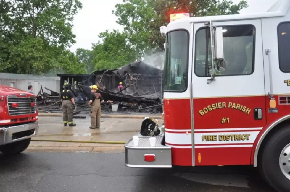Morning Fire Destroys Office Building in Haughton
