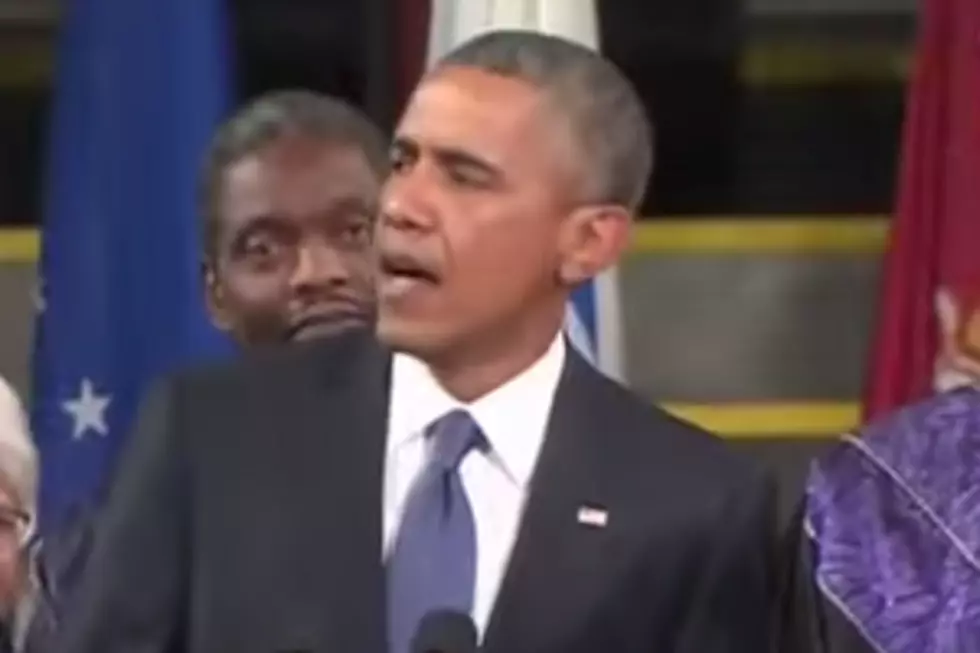 Obama Sings ‘Amazing Grace’ During Eulogy For Slain Charleston Pastor [VIDEO]