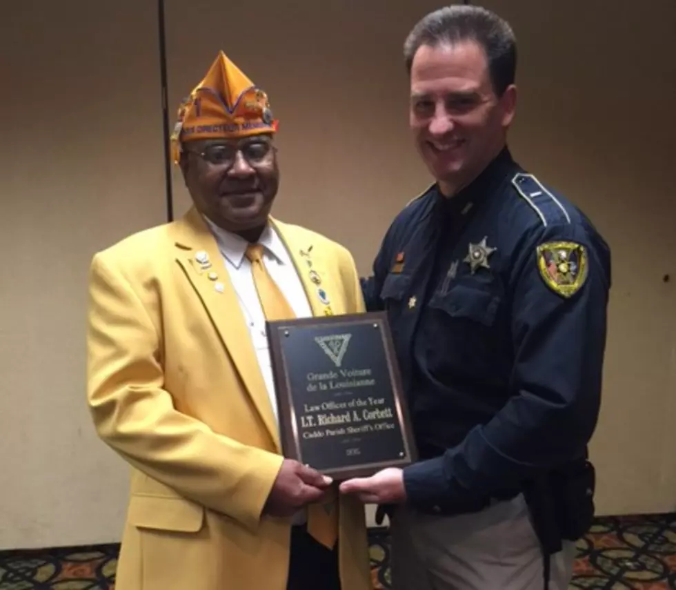 Caddo Deputy Earns 40 and 8 Law Officer of the Year Distinction