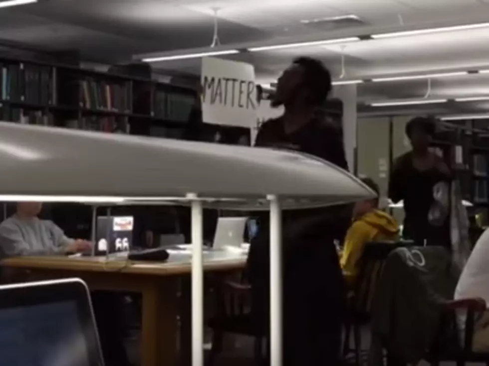 Black Lives Matter Protesters Disrupt College Library With Profanity, Pushing [VIDEO]