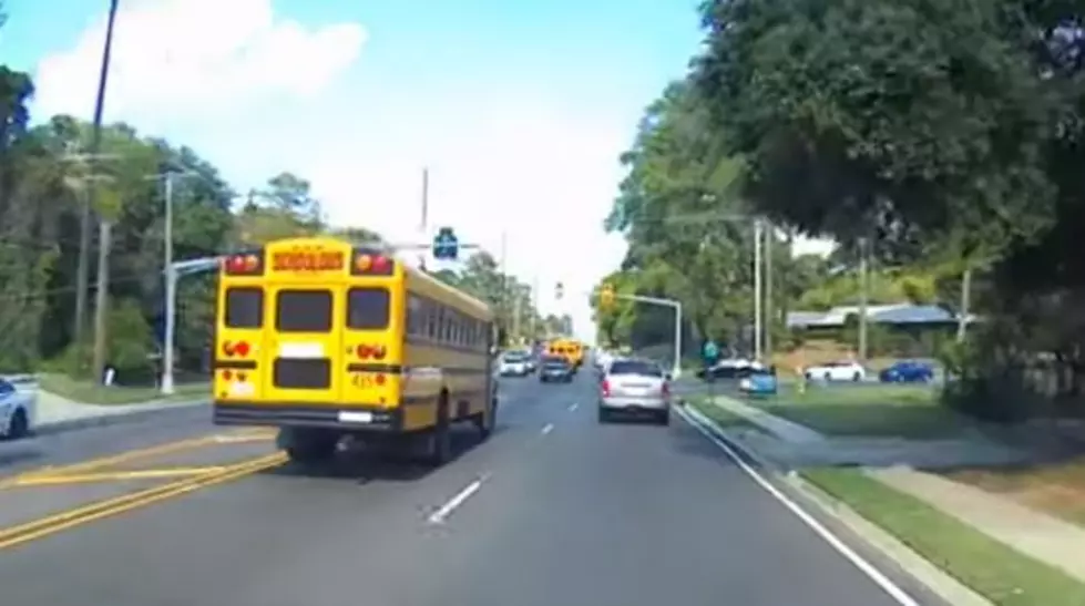 Caddo School Bus Loaded with Children Runs Red Light