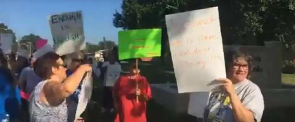Caddo School Bus Drivers Stage Protest