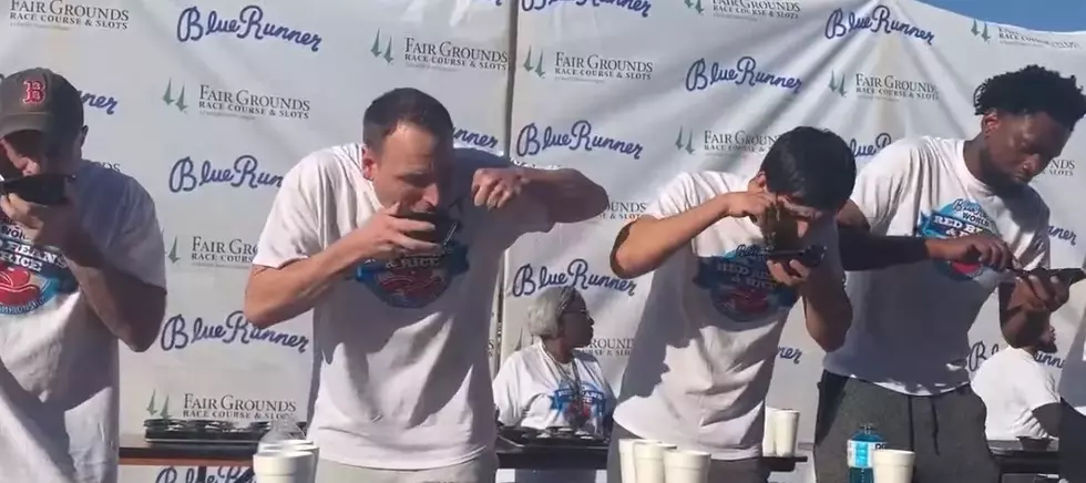 Watch Joey Chestnut Make 40 Bowls of Red Beans and Rice Disappear