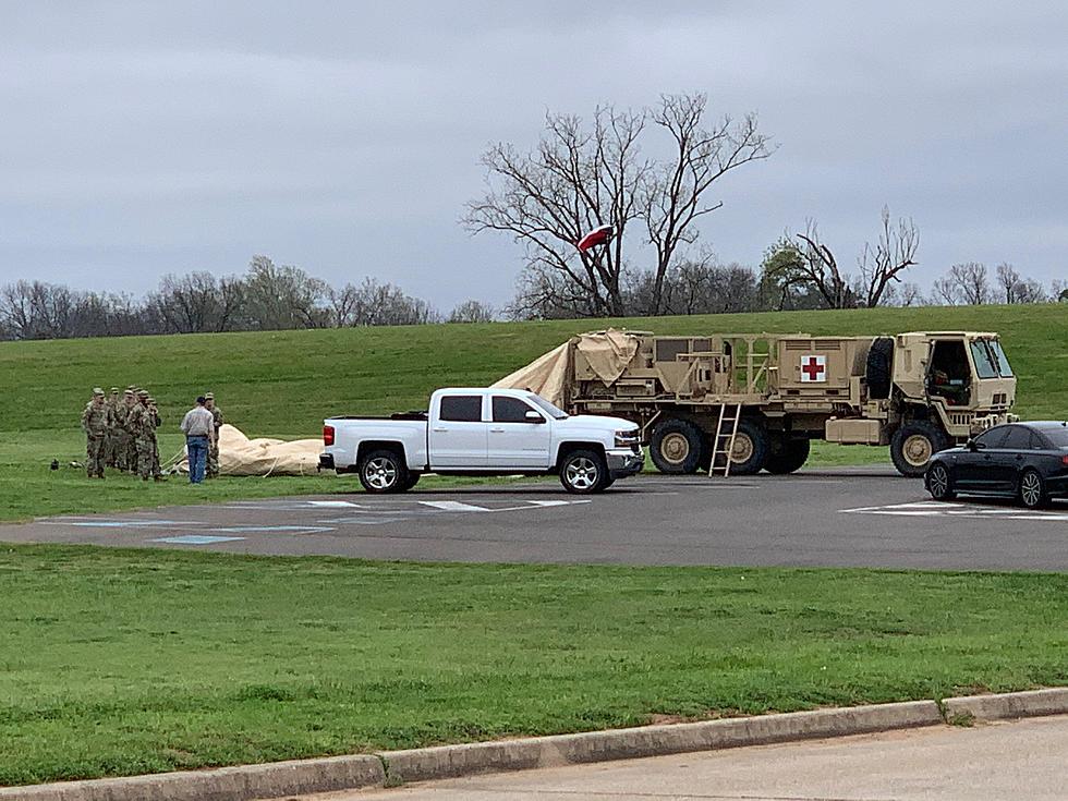 Why Were Military Tents Being Set Up In Shreveport?