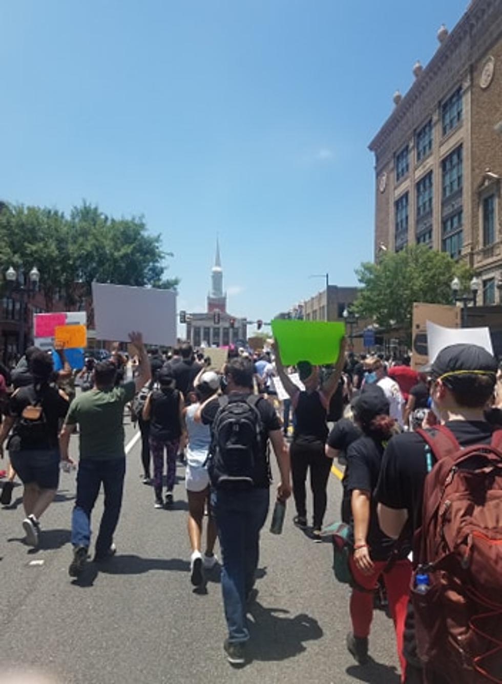 Shreveporters Peacefully Protest Police Brutality and Racism Downtown