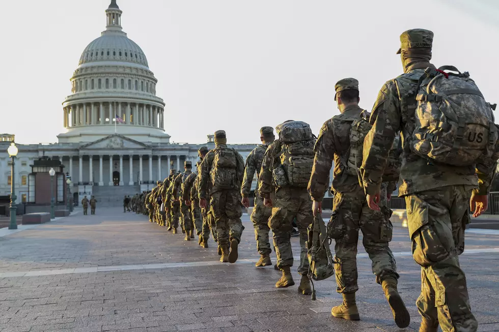 National Guard Troops Sleeping In Halls Of US Capitol Today
