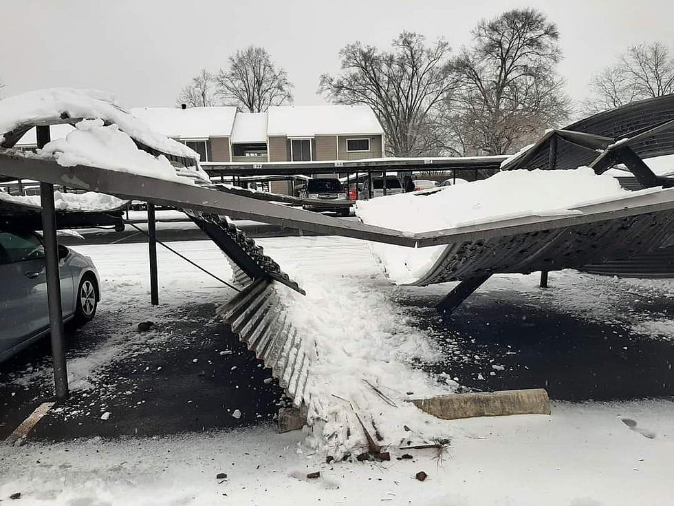 Metal Carports Collapsing From the Weight of the Ice