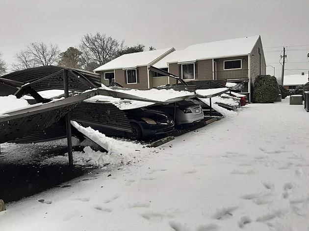 Metal Carports Collapsing From the Weight of the Ice