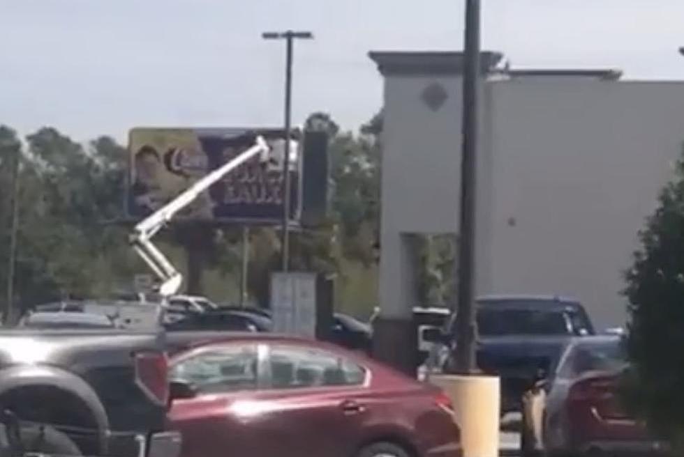 Raising Canes Billboard With Coach O In Baton Rouge Taken Down