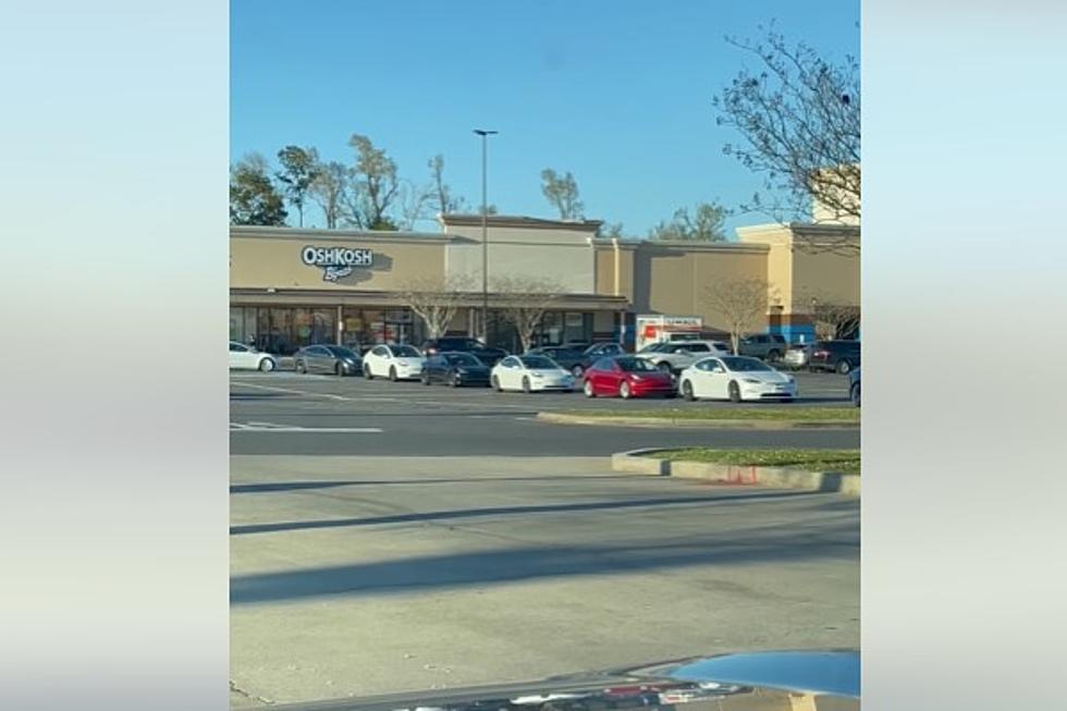 Video Shows Long Line of Louisiana Tesla Owners Waiting to Recharge