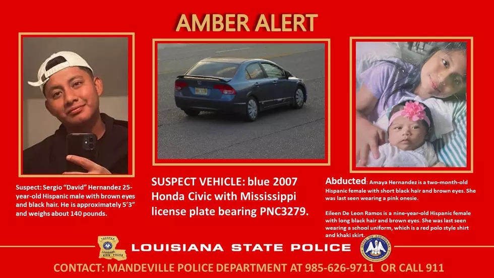Amber Alert for 2 Children Allegedly Abducted in South Louisiana Cancelled