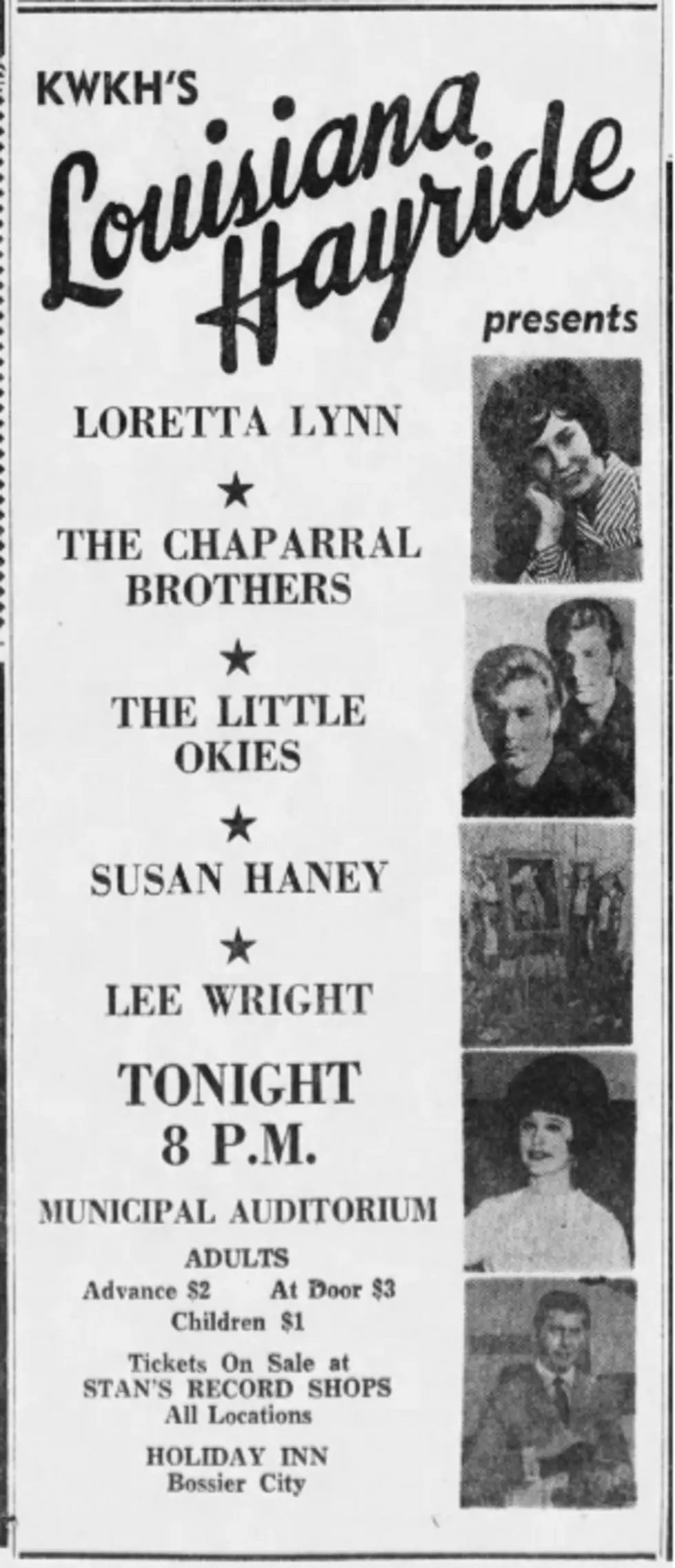 Shreveport Times Hayride Ad September 12, 1970