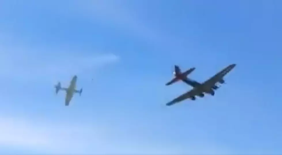 Bomber And Plane Collide At Dallas Air Show