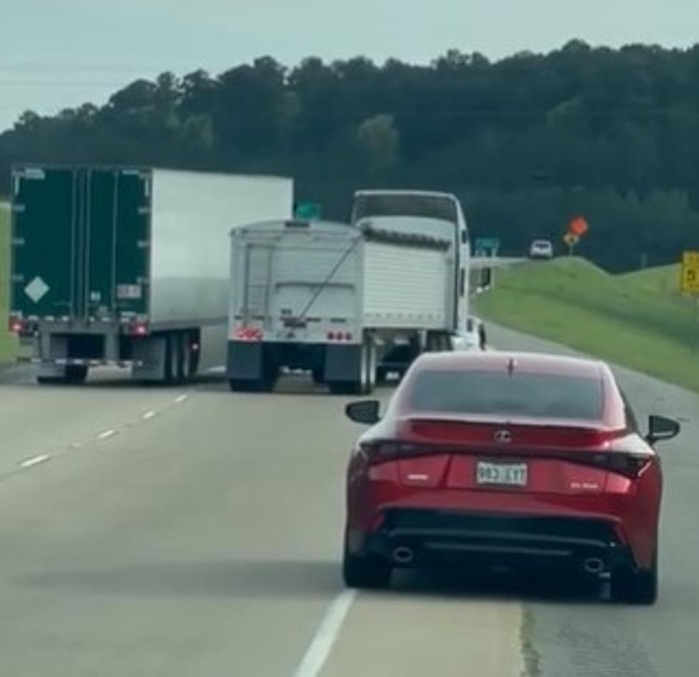 Watch Road Rage Incident Between Truckers on I-49 Near Shreveport