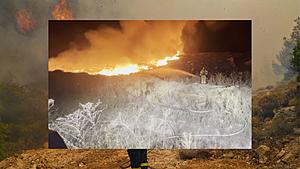 Caddo Firefighters Battle Overnight Landfill Fire (VIDEO)