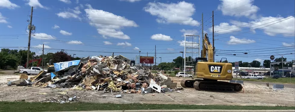 Demo Crews Tear Down Shreveport Business
