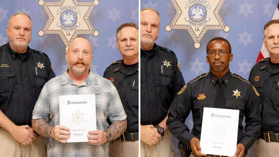Caddo Deputies Awarded for Heroism for Lifesaving Efforts