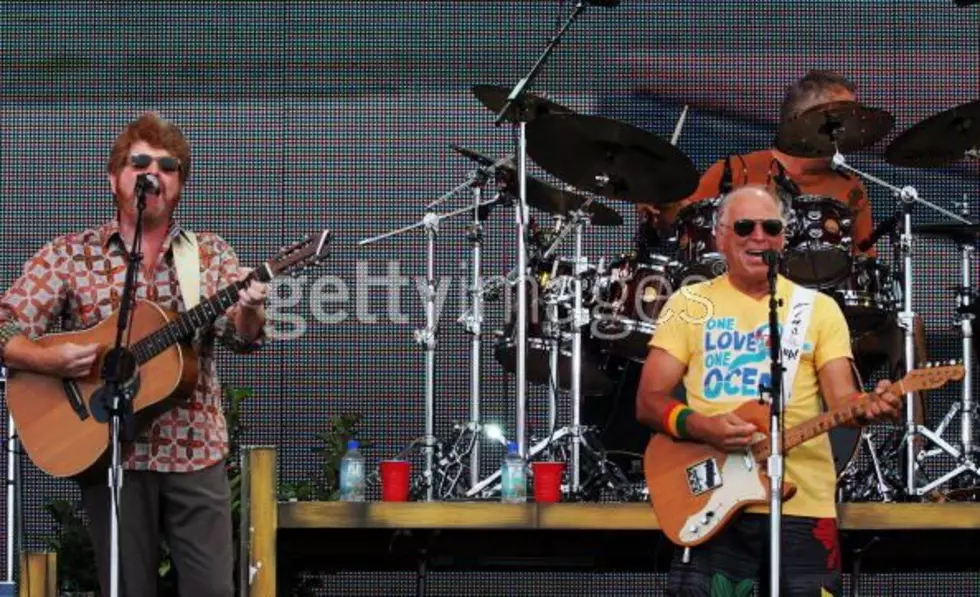 Jimmy Buffet Falls Off Stage!