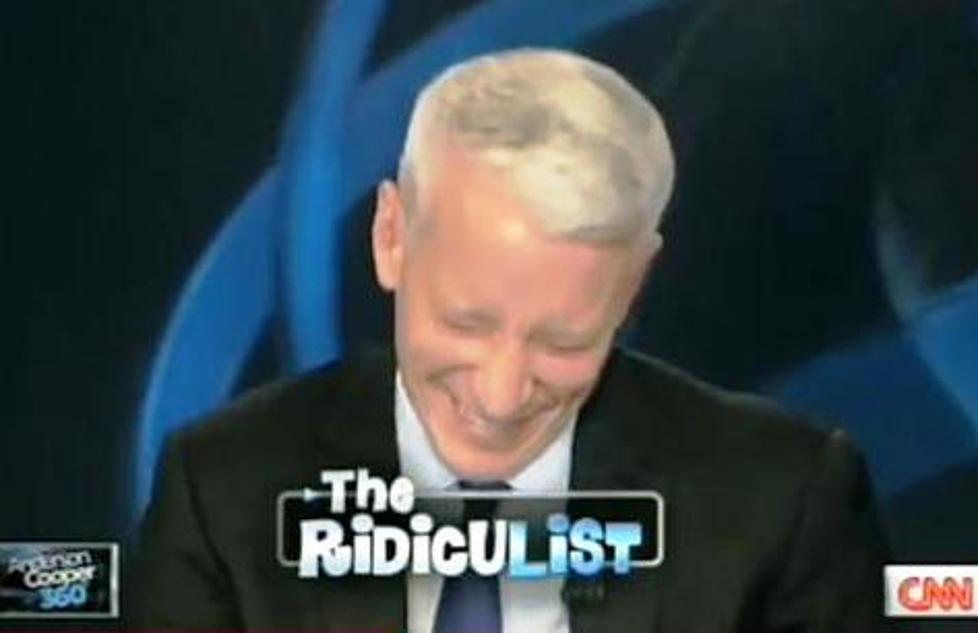 Anderson Cooper Can’t Stop Laughing [VIDEO]