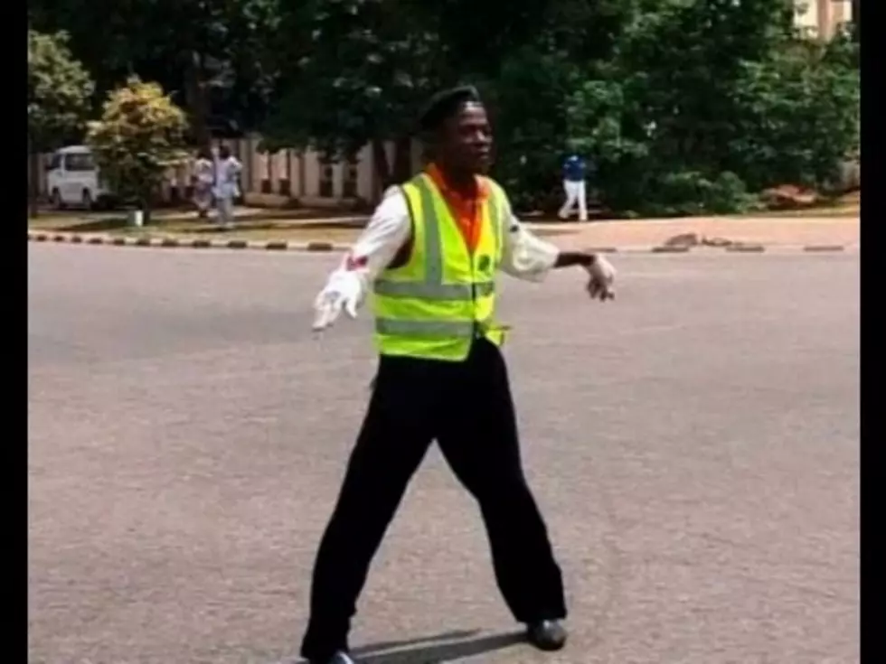 Break Dancing Traffic Cop