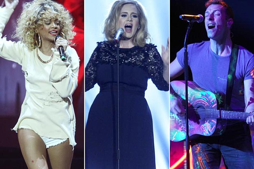 2012 BRIT Awards Performances: Rihanna, Adele, Coldplay + More