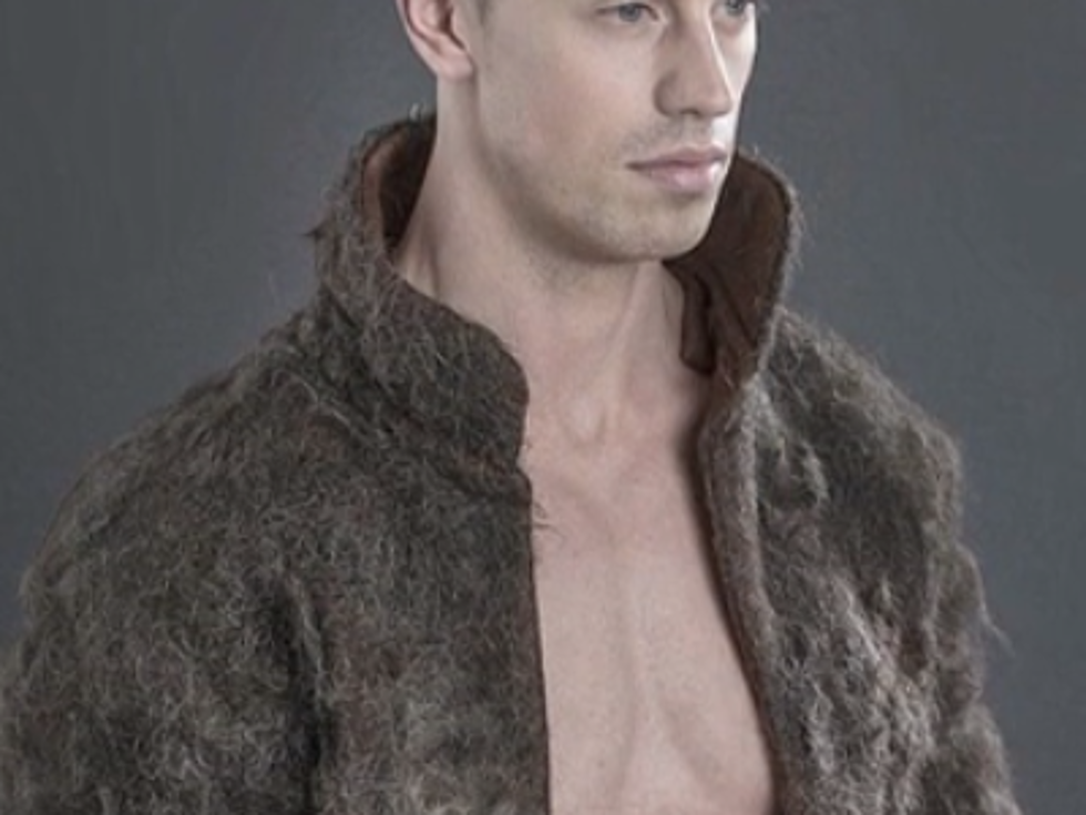 A Coat Made Out of Men’s Chest Hair? It’s No Joke