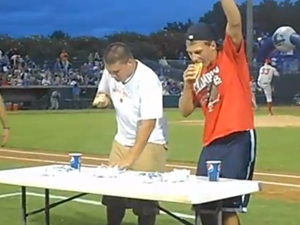 Baseball Player Nearly Dies In Hot Dog Eating Contest