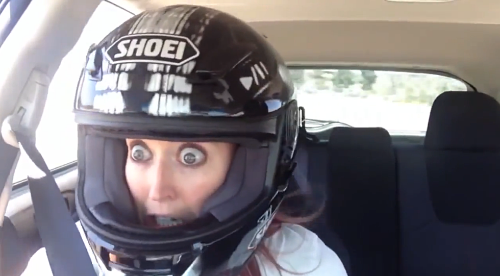 Bug-Eyed Woman In Race Car Will Have You Laughing Hysterically (Video)