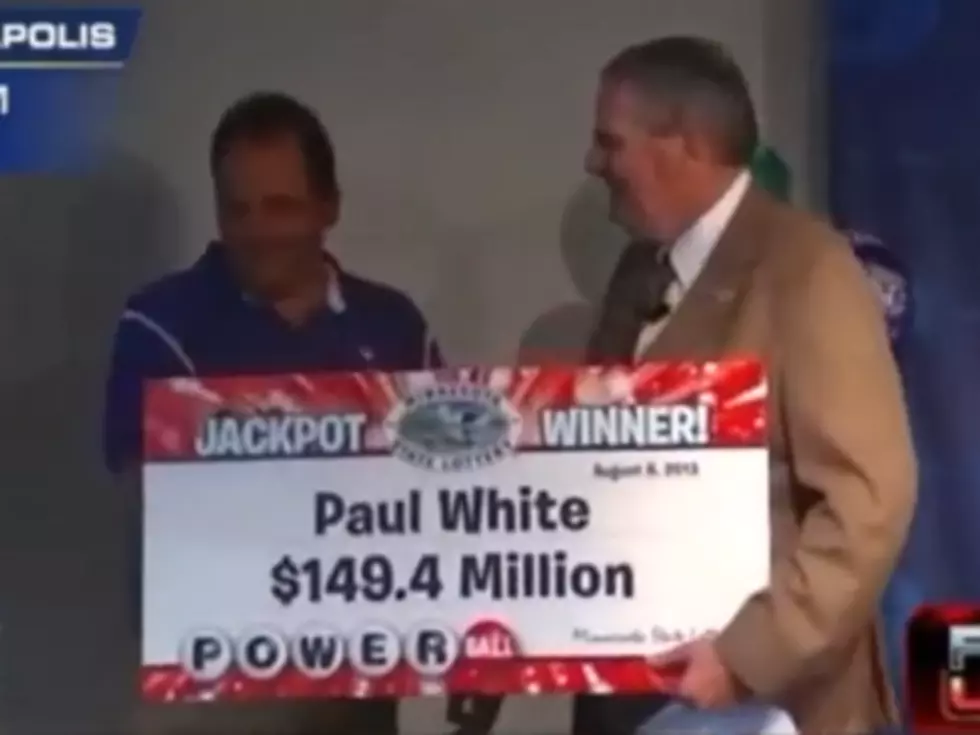 Powerball Winner Paul White is Hysterically Funny At Press Conference (Video)