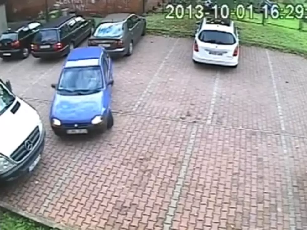 Surveillance Camera Catches Worst Attempt At Parking Ever (Video)