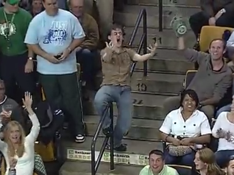 Man at Basketball Game Steals the Show With His Dancing (Video)
