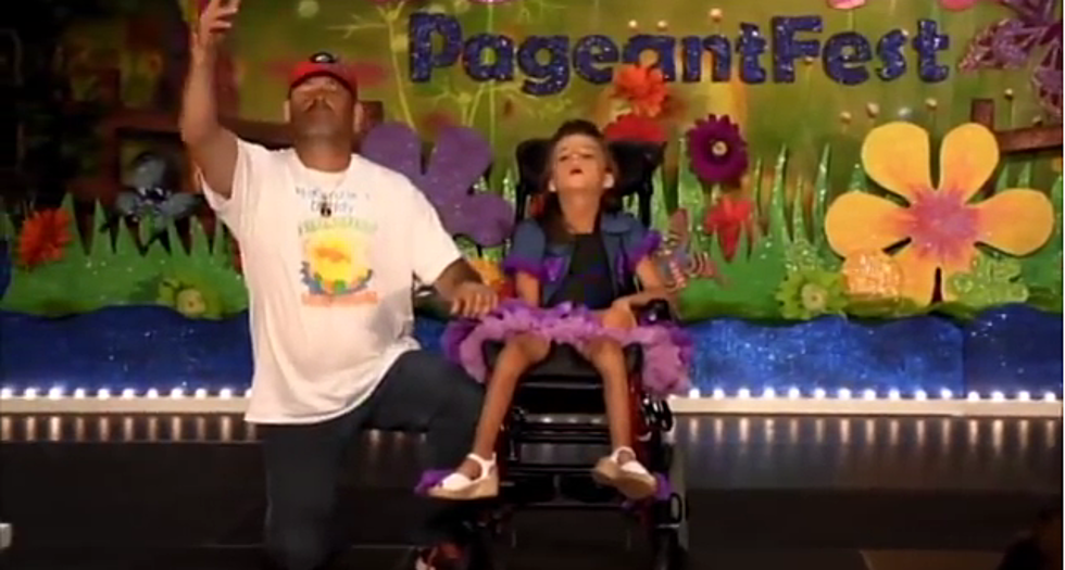 A Dad Dances With His Disabled Daughter at a Beauty Pageant [Video]