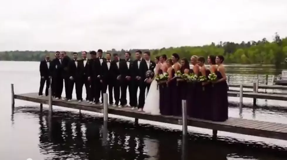 Wedding Party Falls In Lake In Minnesota [Video]